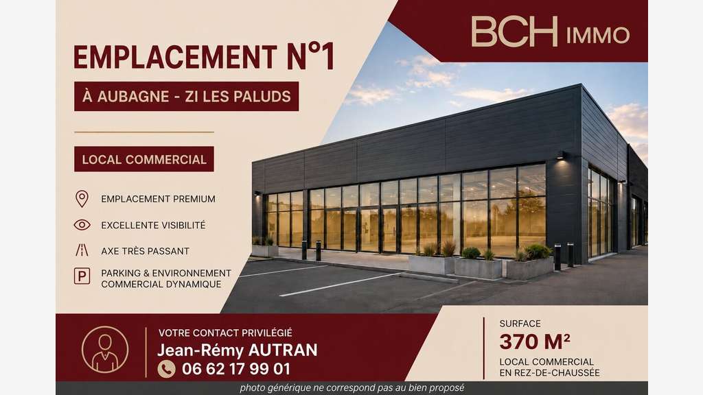 Vrai emplacement N°1 à forte visibilité Aubagne