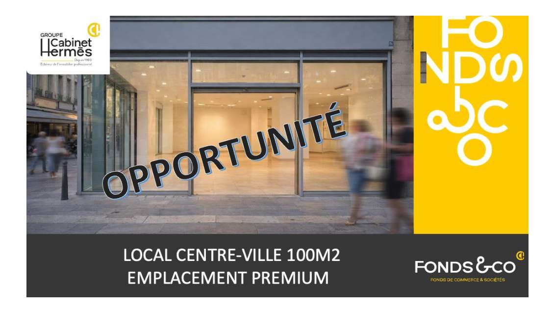 Cède local de 100m² en centre-ville d' Avignon