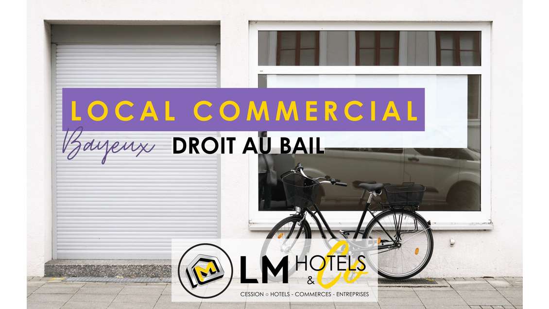 Droit au bail boutique 40m² empl N°1 Bayeux