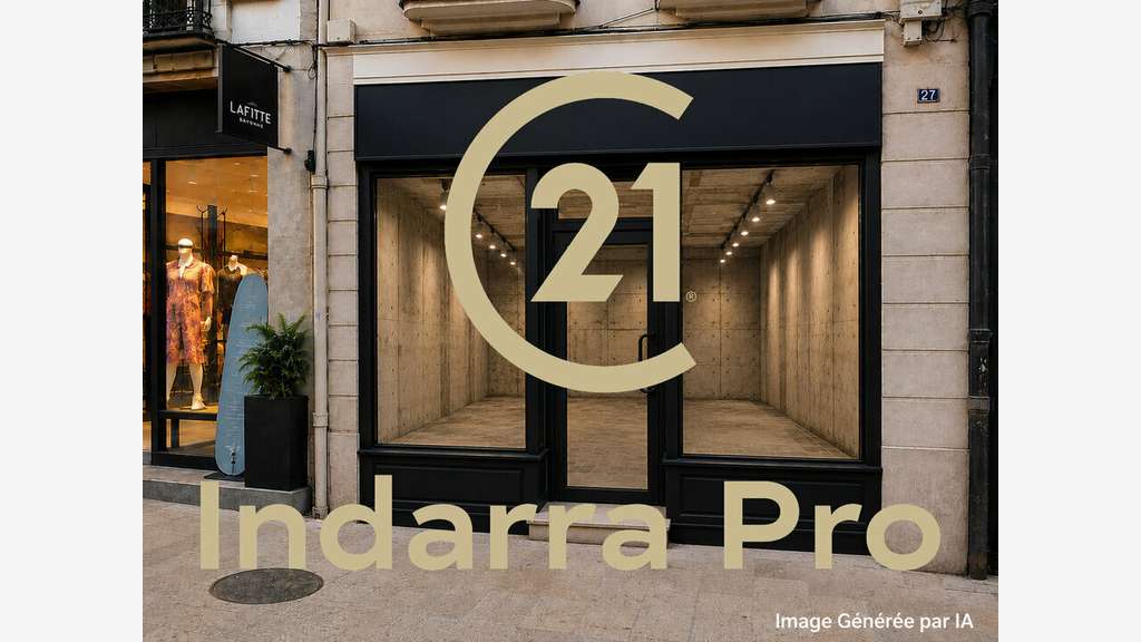 Droit au Bail  Local Commercial  Bayonne 70 m²