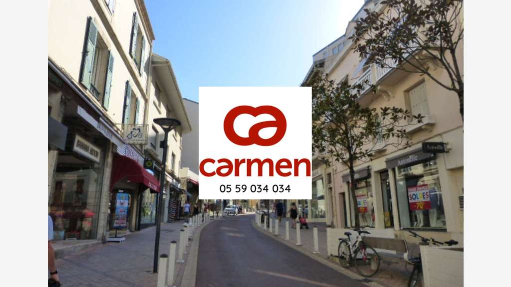 Cession droit au bail 60m² Biarritz rue piétonne