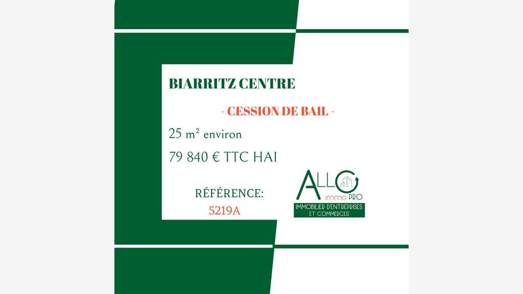 A vendre DAB parfait état 30m² à Biarritz centre