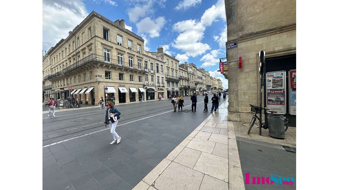 Bail à céder local 75m² à Bordeaux hyper centre