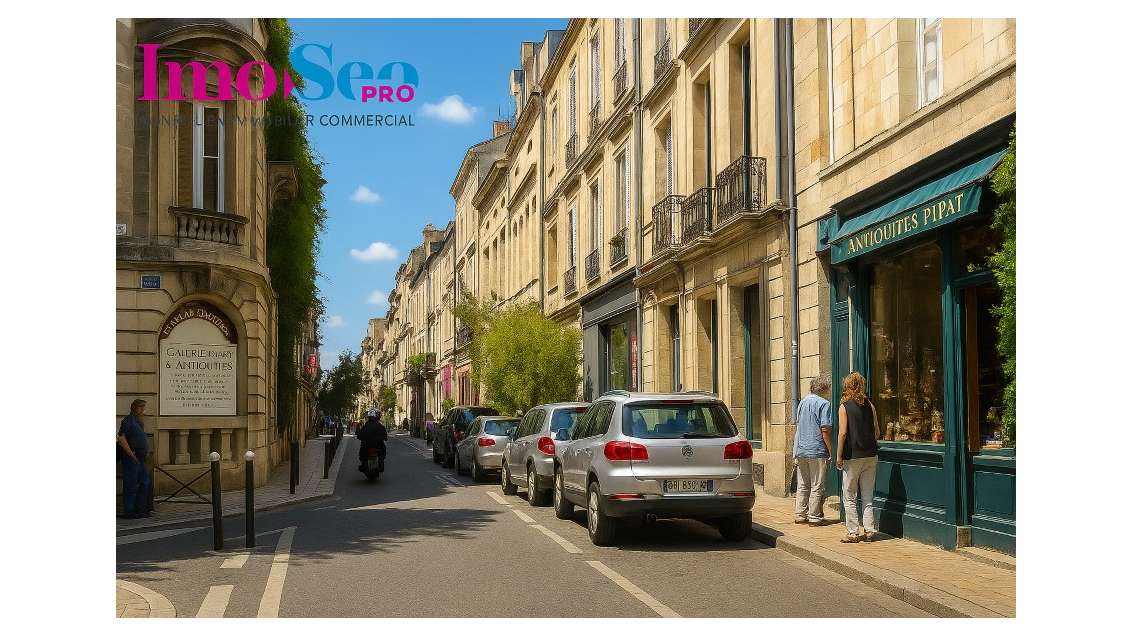 Bail à céder local d'angle 20m² Bordeaux Chartrons