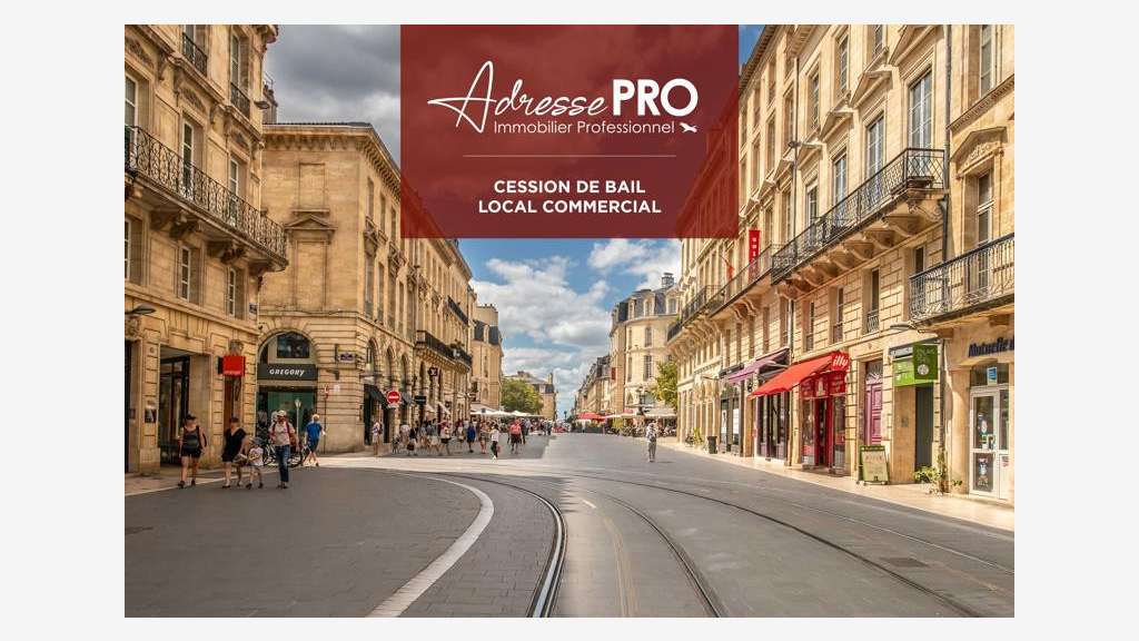 Droit au bail local 41m² à Bordeaux centre