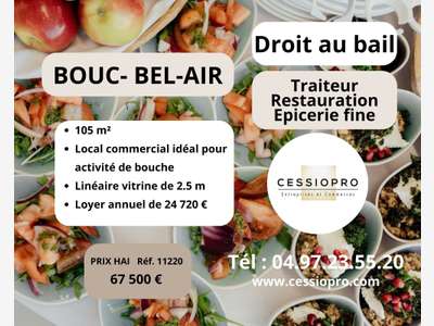 Cession droit au bail traiteur à Bouc-Bel-Air
