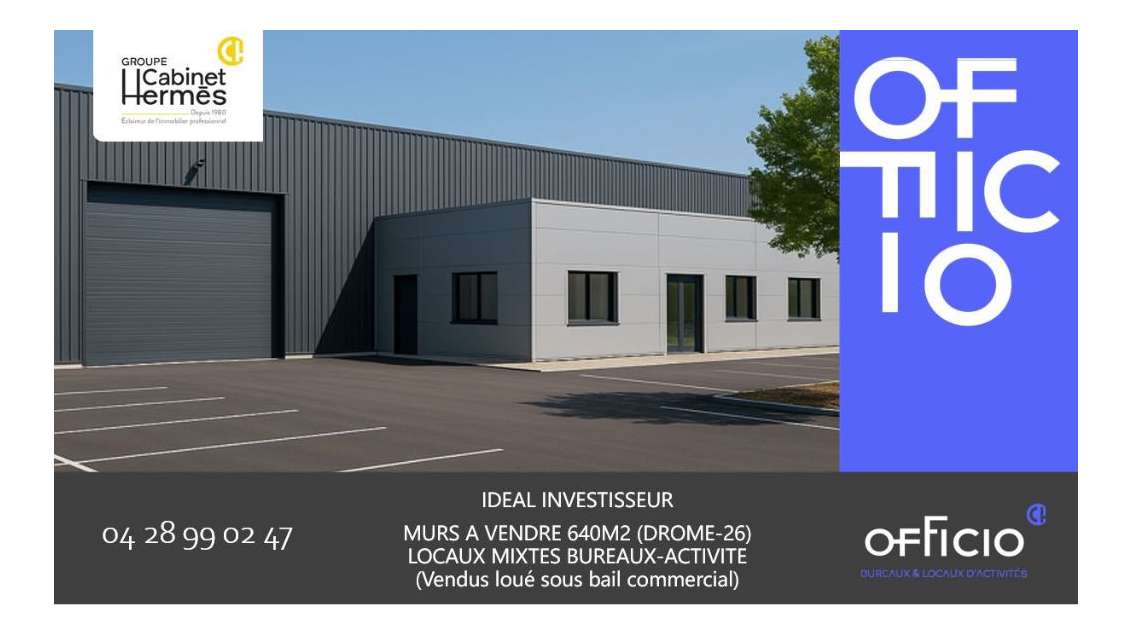 Local d'activité vendu loué à Valence