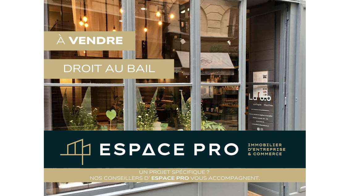 Cession droit au bail local de 37m² à Caen centre