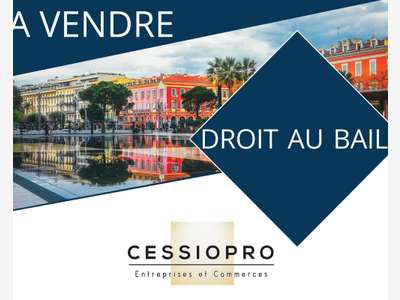 DROIT AU BAIL LOCAL COMMERCIAL 157M² CAGNES SUR ME