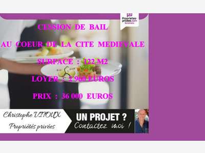 CARCASSONNE - Cession de bail , Local commercial