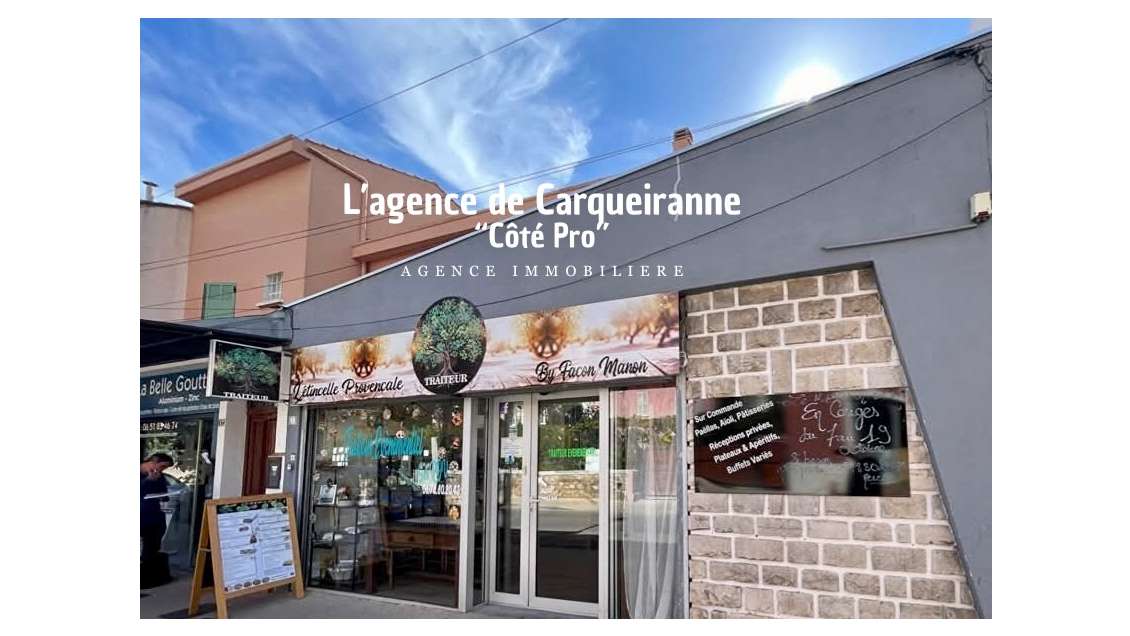 Cession droit au bail local 80m² à Carqueiranne