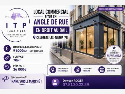 SUPERBE OPPORTUNITÉ LOCAL COMMERCIAL NEUF EN