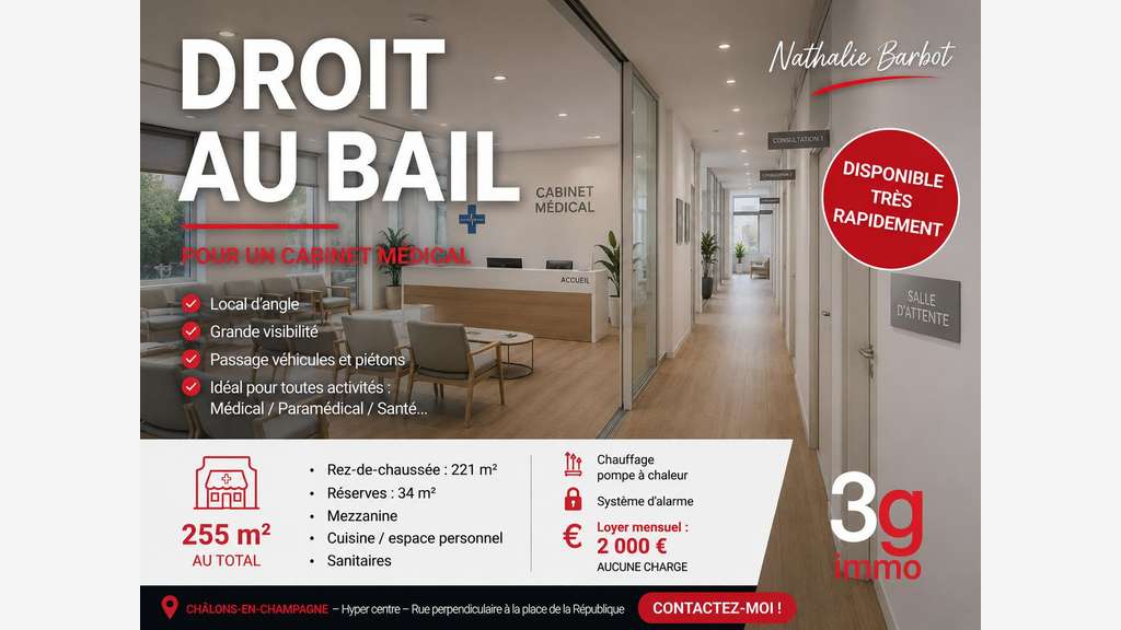 DAB local prêt à porter 475m² Châlons-en-Champagne