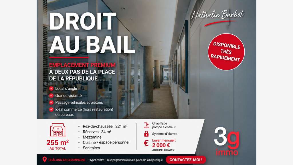 DAB local prêt à porter 475m² Châlons-en-Champagne