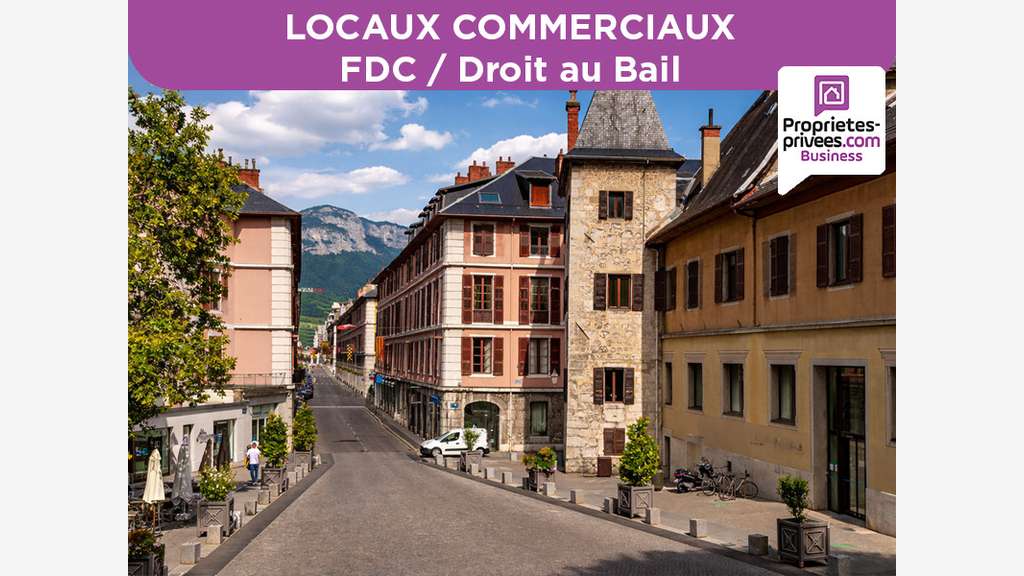 Cède droit au bail local 107m² Chambéry St Léger