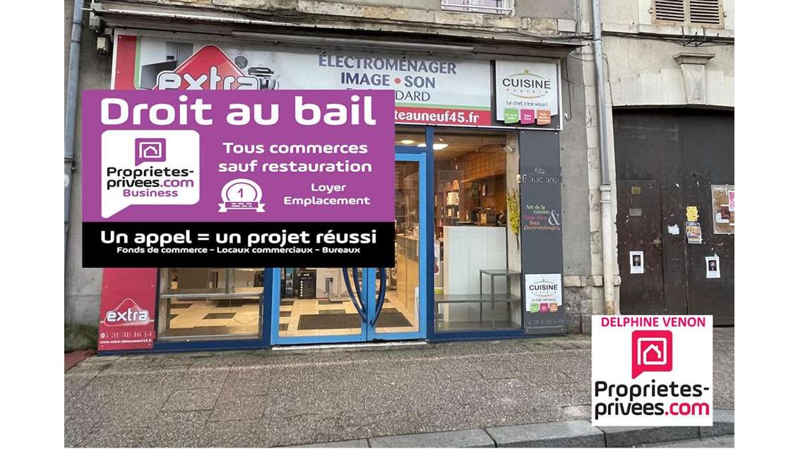 Cession de bail de 65m² à Châteauneuf sur Loire