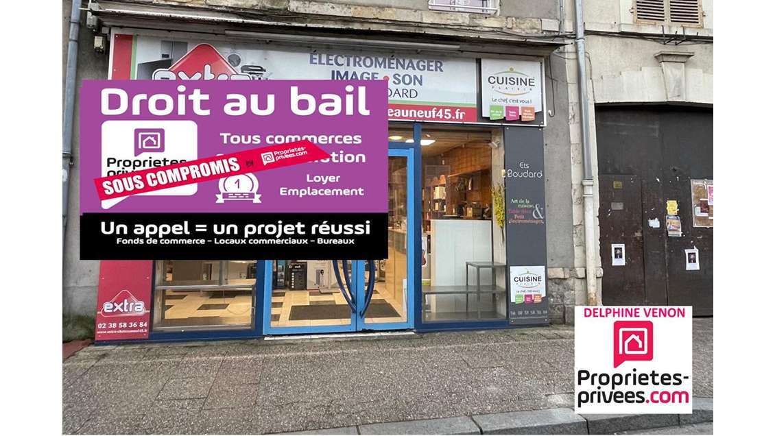 Cession de bail de 65m² à Châteauneuf sur Loire