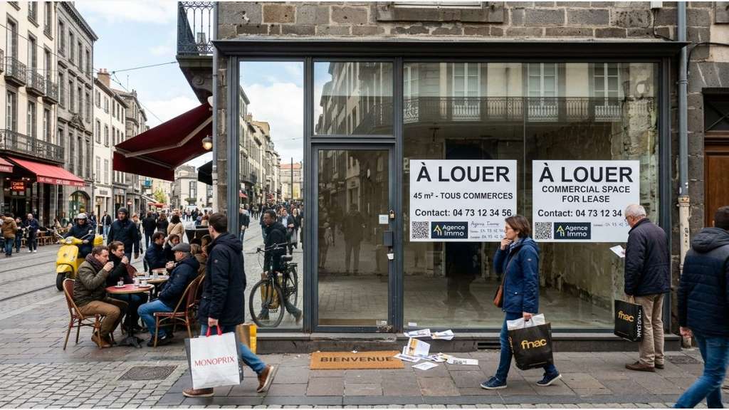 Droit au bail de 60m² en hyper centre Clermont Fd