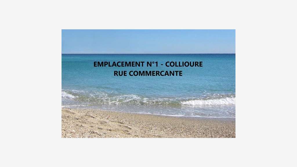 Droit au bail local empl N°1 à Collioure centre