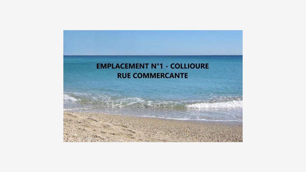 Droit au bail local empl N°1 à Collioure centre