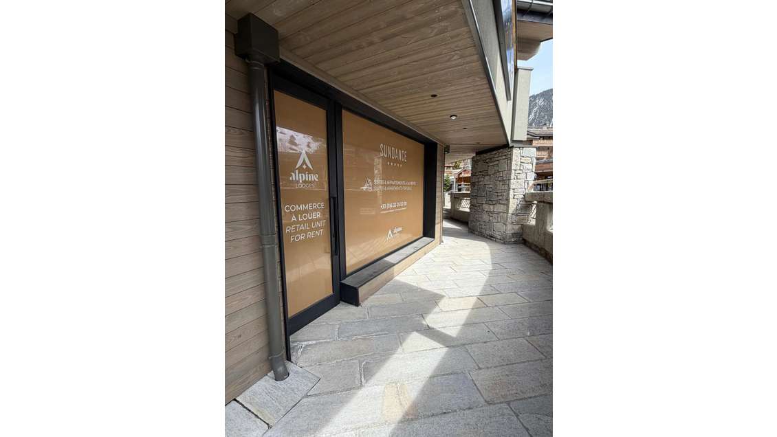 Cession bail commerce 135m² à Courchevel Moriond