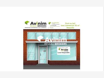 A louer local commercial 50m² Deauville bel empl.