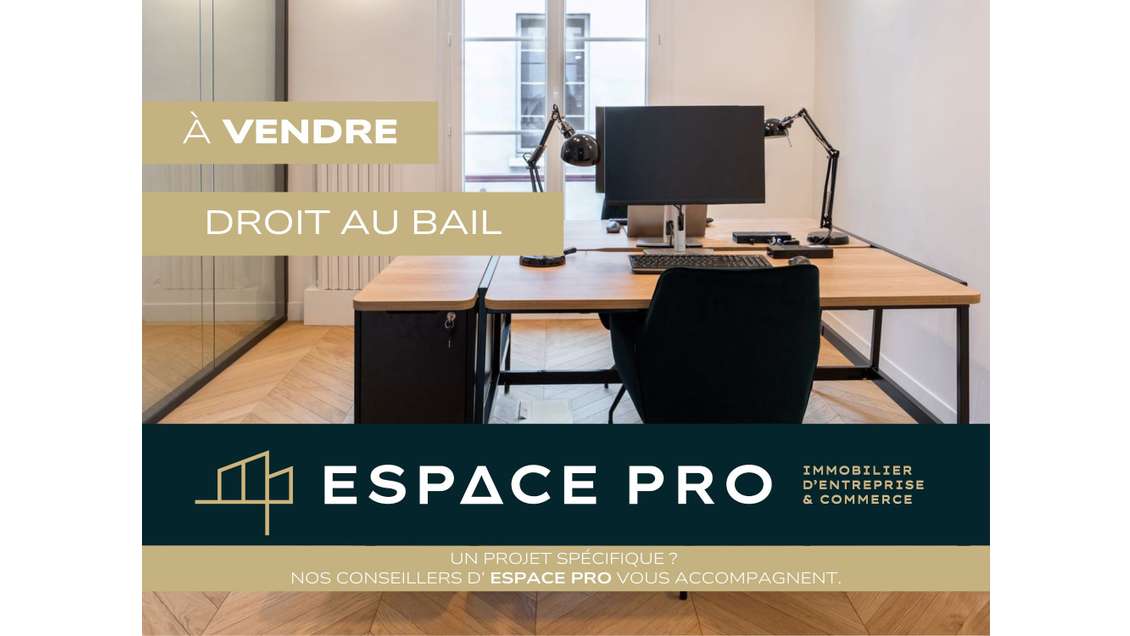 Droit au bail local 42m² à Deauville centre