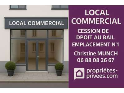 Cession droit au bail Locaux commerciaux - Boutiques à Ermont