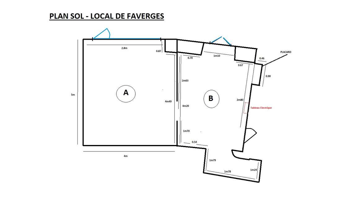 Droit au bail au centre de Faverges !