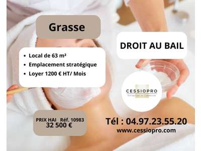 Cession droit au bail Locaux commerciaux - Boutiques à Grasse