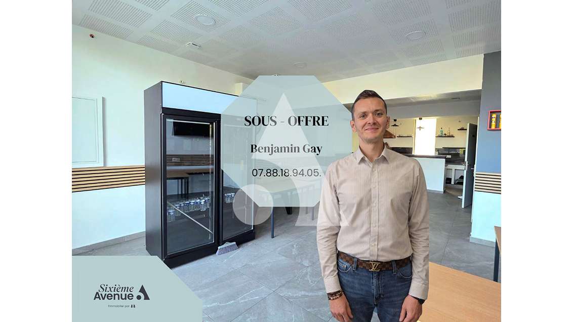 Droit au bail local commercial 62m² à Juvignac