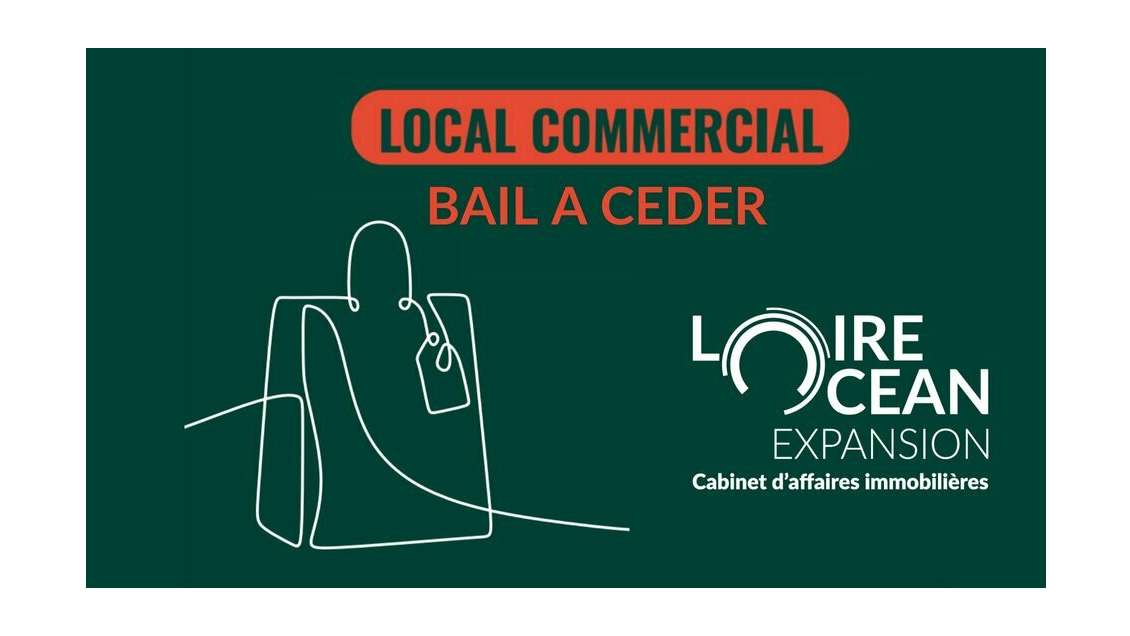 Bail à céder local 20m² avenue de Gaulle La Baule