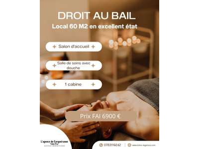 Cession droit au bail Locaux commerciaux - Boutiques à La Crau