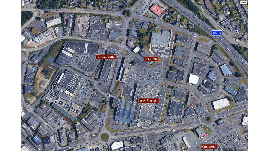 Cède bail de 250m² à Langueux zone commerciale