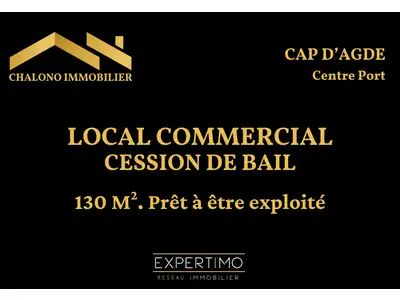Cession droit au bail Locaux commerciaux - Boutiques au cap-d-agde