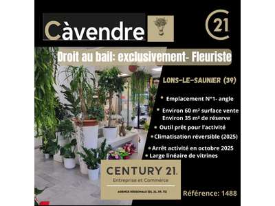 Cession droit au bail Locaux commerciaux - Boutiques à Lons-le-Saunier