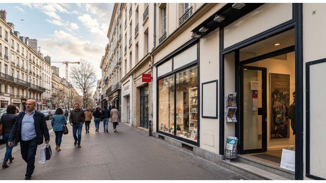 Droit au Bail local commercial 44m² Lyon 1er