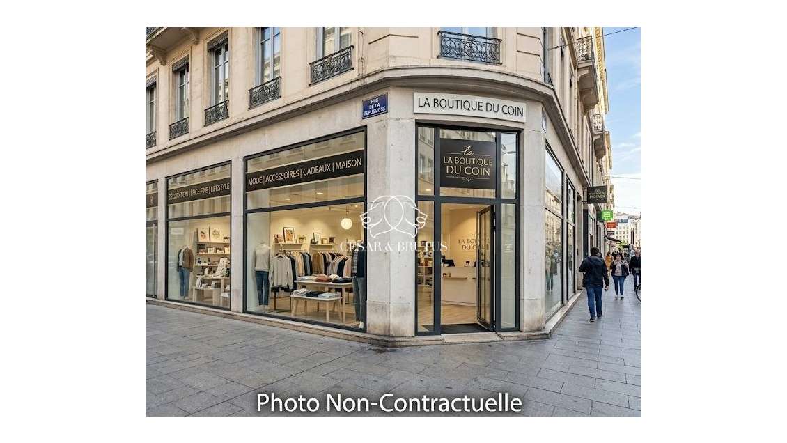 Cession du bail beau local 178m² à Lyon 2 Ainay