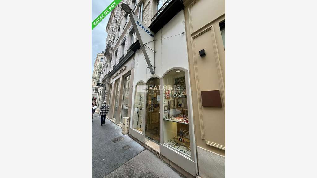 Cession bail local 25m² Lyon 2e Carré d'Or