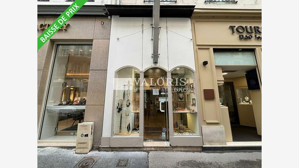 Cession bail local 25m² Lyon 2e Carré d'Or