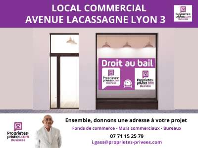 Cession droit au bail Locaux commerciaux - Boutiques à Lyon 3e