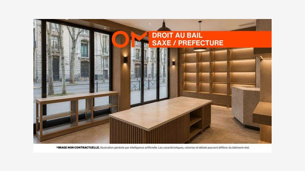 A céder local 90m² axe dynamique Saxe/Préfecture