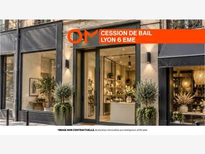 Cession droit au bail local 28m² à Lyon 6e