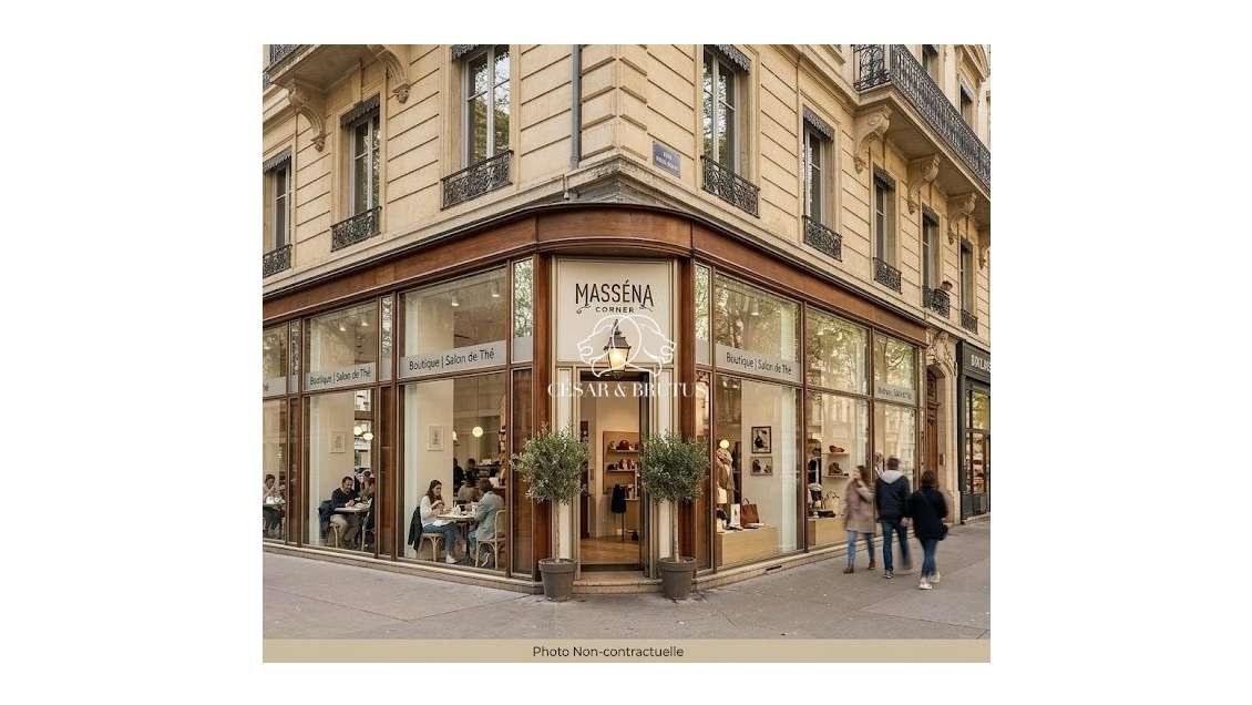 Bail à céder empl d'angle N°1 à Lyon 6e Massena