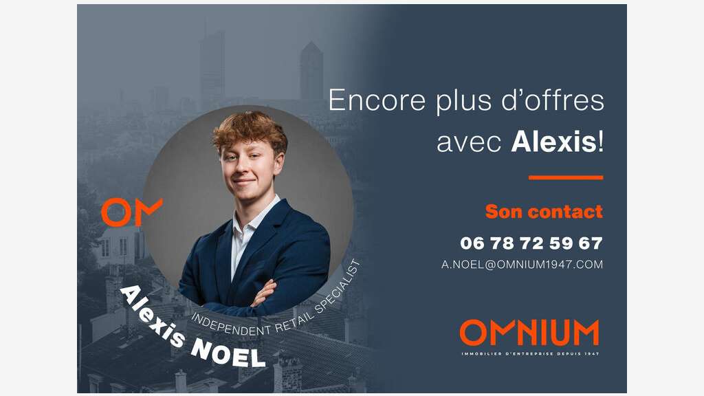 Local 30m² à céder à Lyon 6e Lyautey / Foch