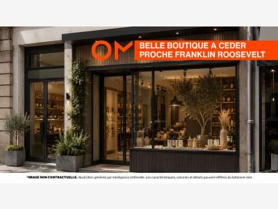 Très belle boutique à céder idéalement située au c