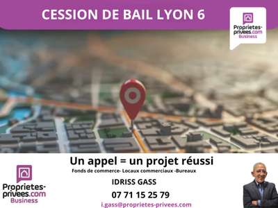 69006 LYON - Cession de bail, local commercial 90