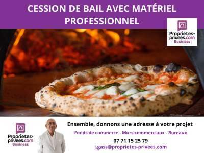 Cède local pizzeria équipée de 50m² à Lyon 69008