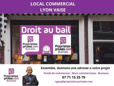 Cession bail local commercial 60m² Lyon 9e Vaise 