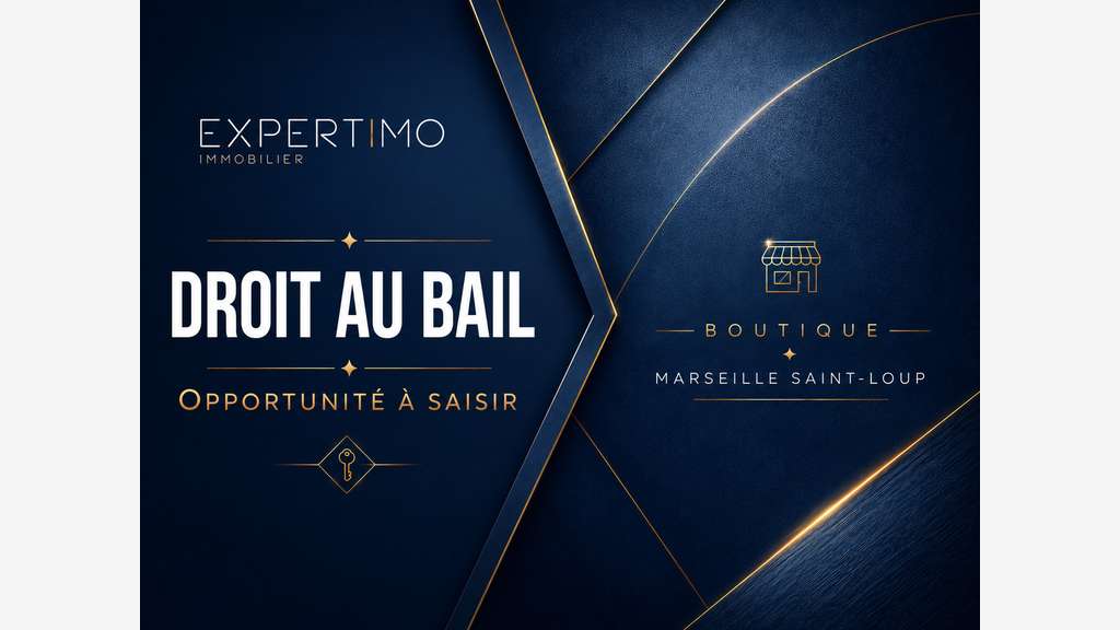 Cède droit au bail 70m² à Marseille 13010 St Loup